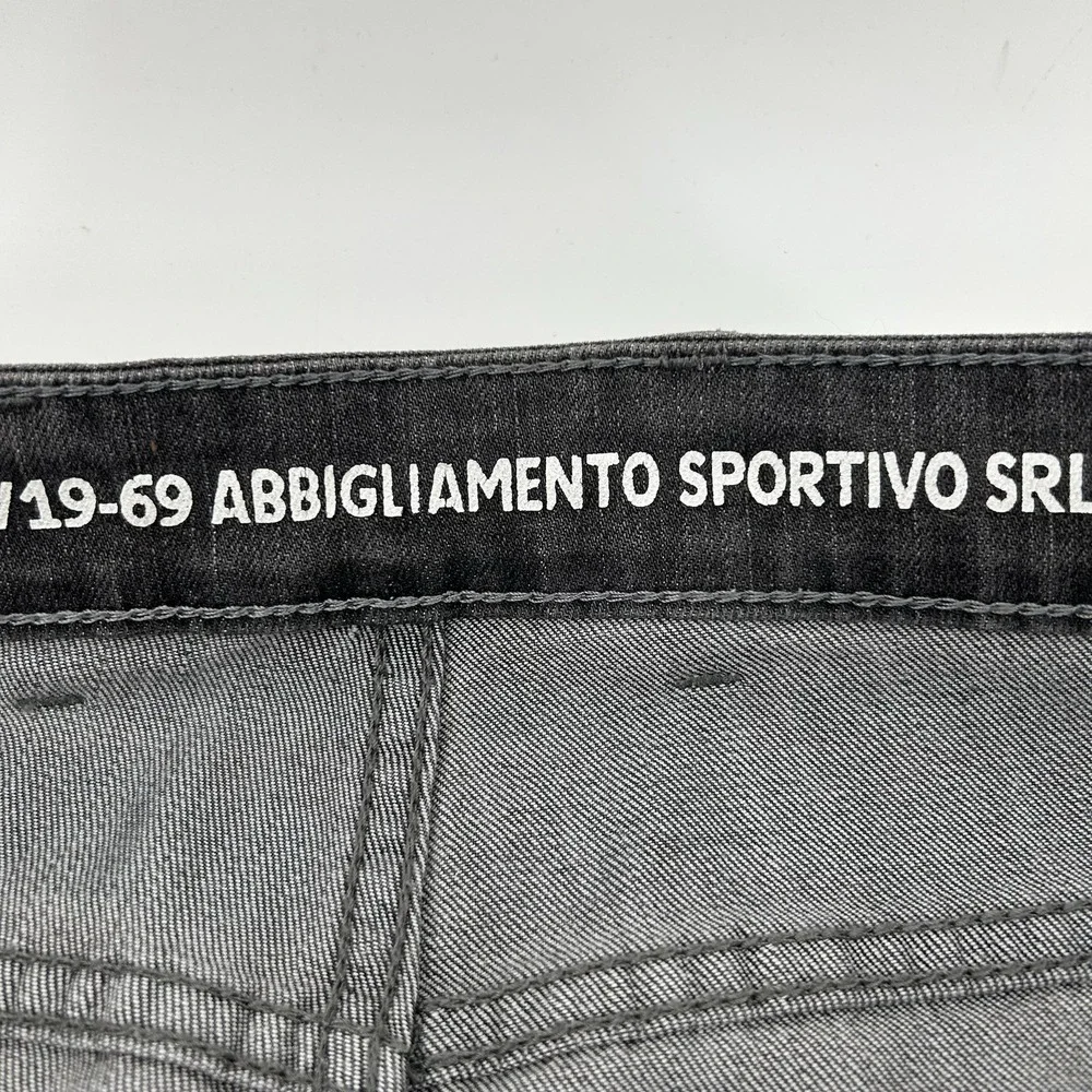 V 1969 Italia Jeans 34x32 Black ‎ Moto Biker Abbigliamento Sportivo SRL Grudge